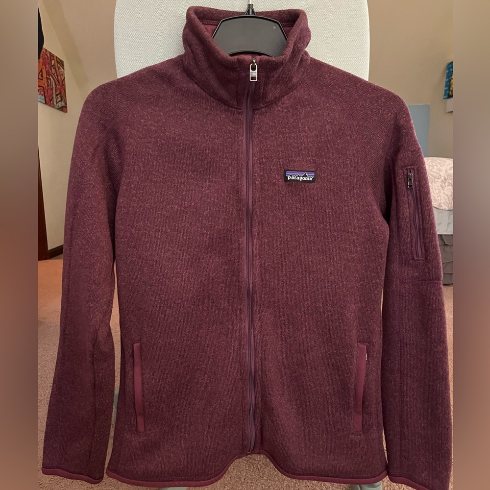 Patagonia Better Sweater Fleece Jacket Women’s Size Medium color Ruby